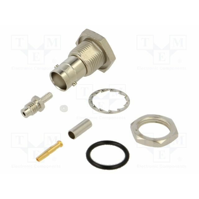 TELEGARTNER Connector: BNC; socket; straight; 50Ω