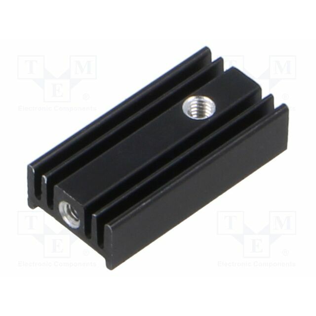 FISCHER ELEKTRONIK Heatsink: extruded; grilled; black