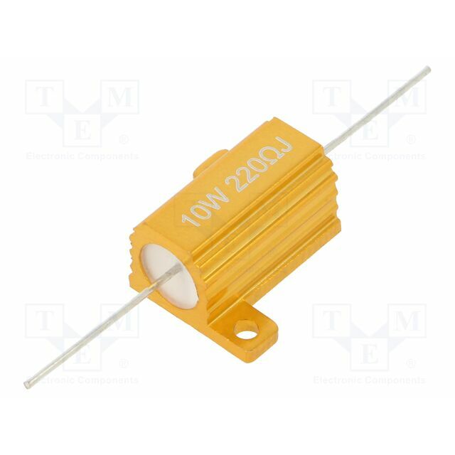 SR PASSIVES Resistor: wire-wound; 220Ω; with