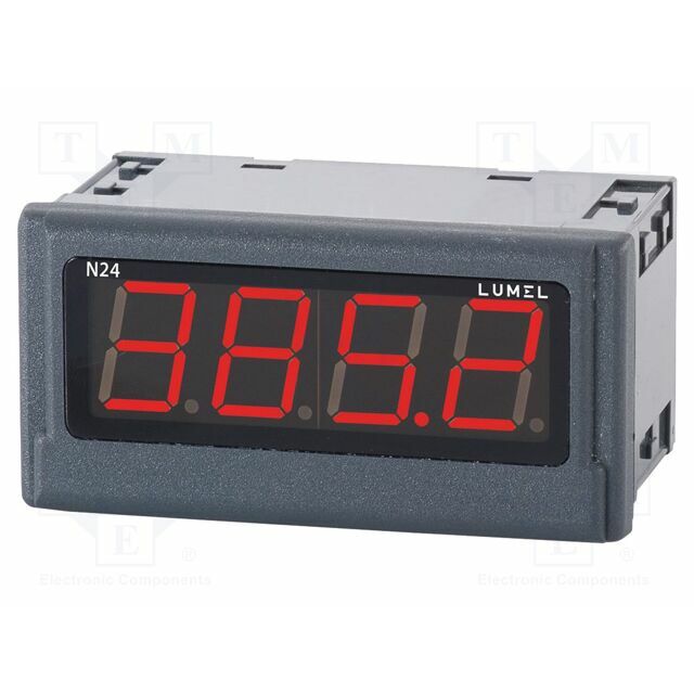 LUMEL Voltmeter; digital,mounting; -250÷250V; LED