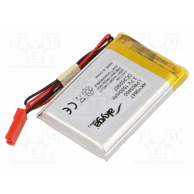 AKYGA BATTERY Re-battery: Li-Po; 1500mAh; 3