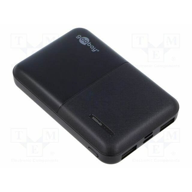 Re-battery: powerbank; 5000mAh | GOOBAY-64961 |
