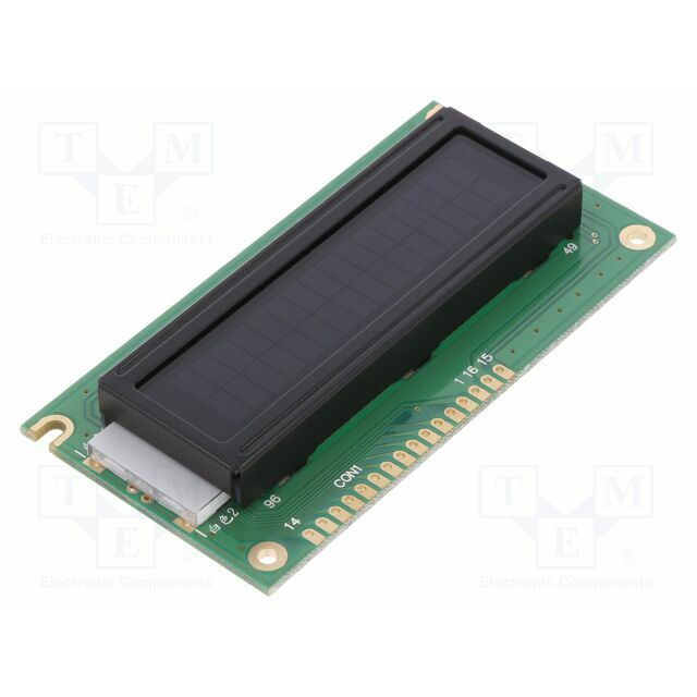 POWERTIP Display: LCD; alphanumeric; STN Negative