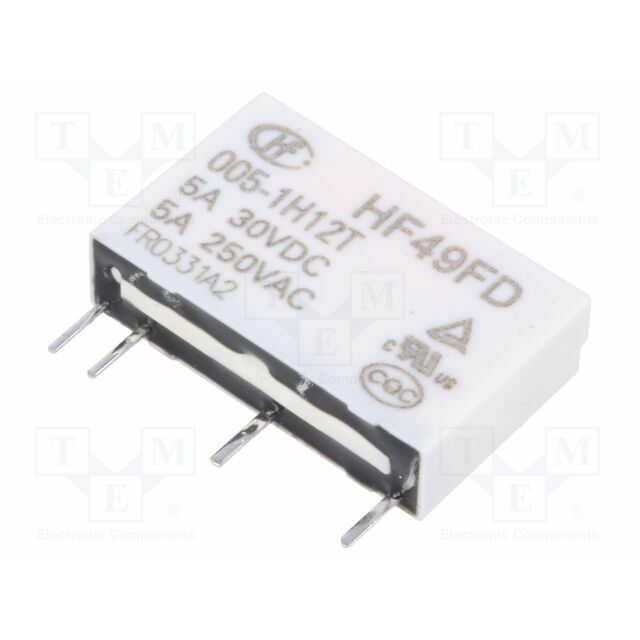 HONGFA RELAY Relay: electromagnetic; Ucoil: 5VDC