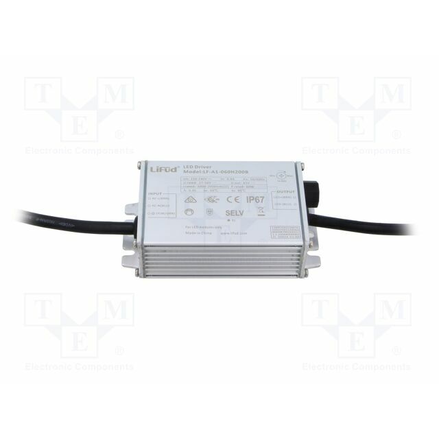 Lifud Power supply: switching; LED; 60W