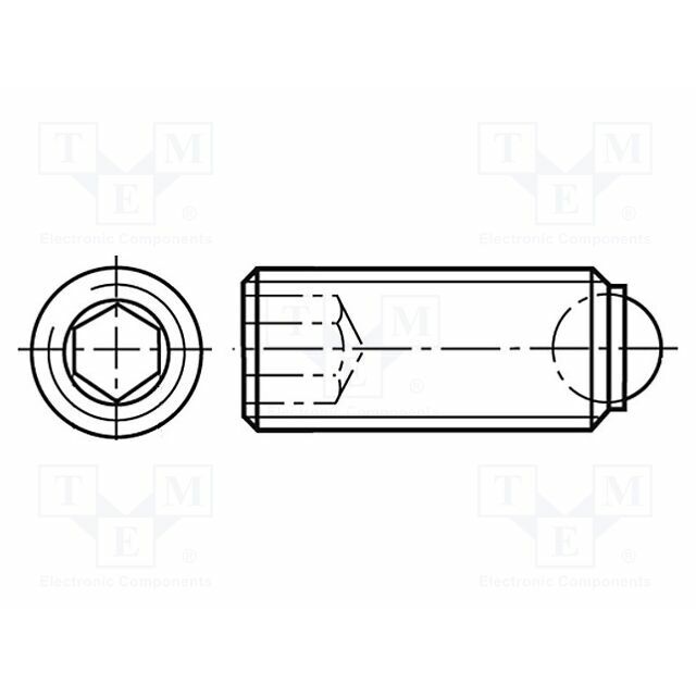 BOSSARD Ball latch; steel; BN 20214