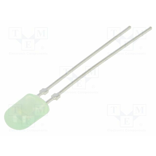 LUCKY LIGHT LED; green; oval; 5
