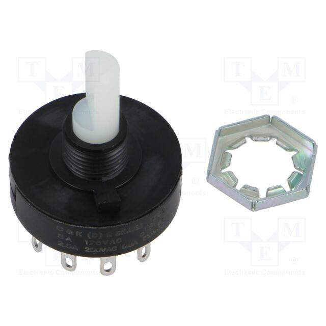 C&K Switch: rotary; Pos: 4; 2