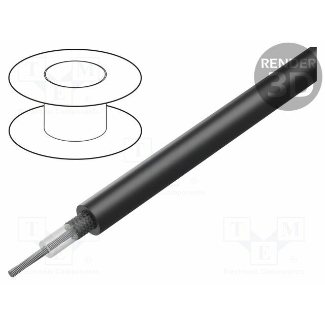 BELDEN Wire: coaxial; RG58; 1x20AWG; stranded