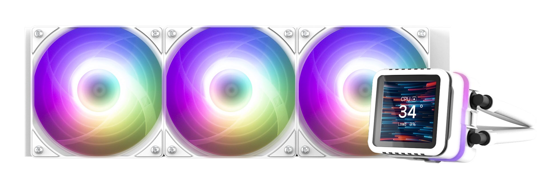 Zalman ALPHA2 DS A36, 360mm, White