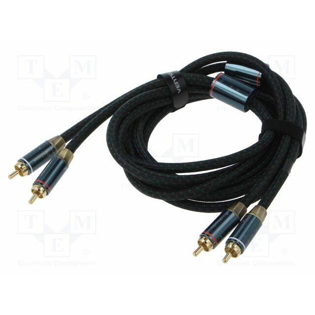 VENTION Cable; RCA plug x2,both