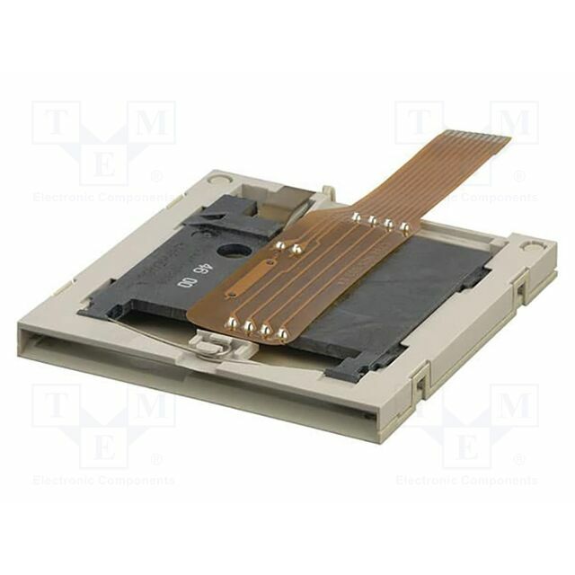 AMPHENOL Connector: for cards; gold-plated; 7mm