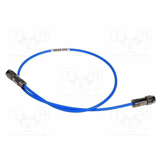 MOLEX Cable; 457mm; straight; 50Ω; male