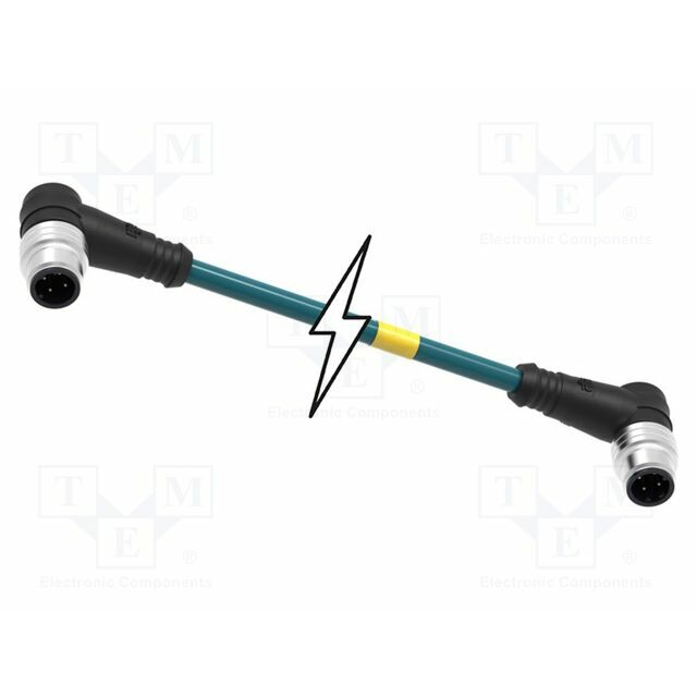 MOLEX Cable: for sensors; M12; PIN: