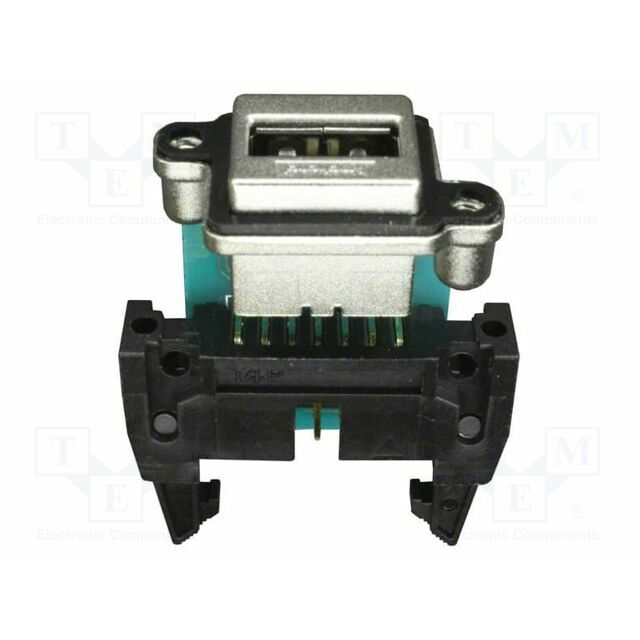 AMPHENOL Connector: USB A; female; MUSB