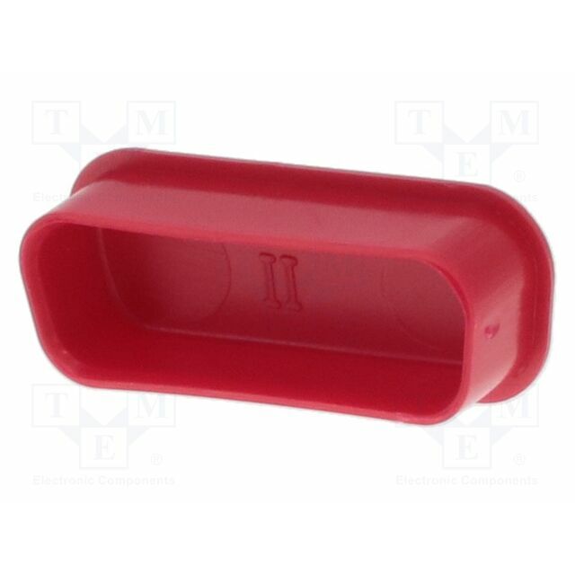 MOLEX Protection cover; straight; IP50; red