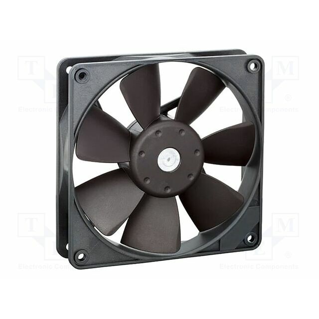 EBM-PAPST Fan: DC; 119x119x25mm; axial; 12VDC