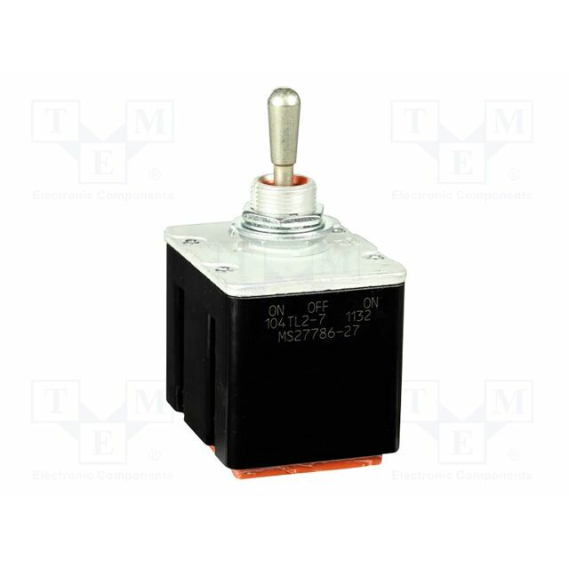 HONEYWELL Switch: toggle; 4PDT; (ON)-OFF-(ON); Leads: