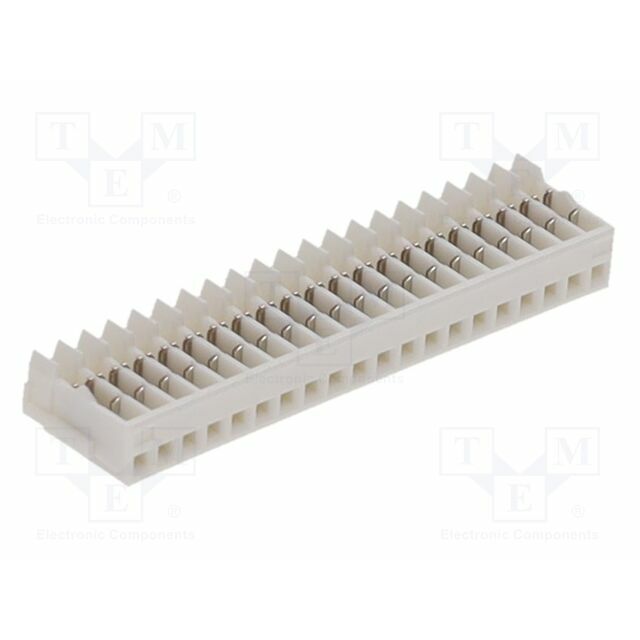 MOLEX Connector: wire-board; female; PIN: 20