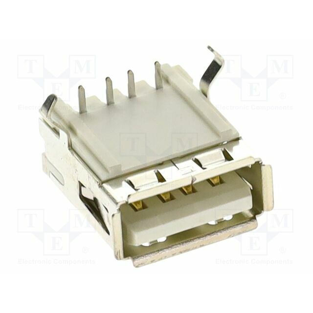 MOLEX Connector: USB A; soldering; PIN: