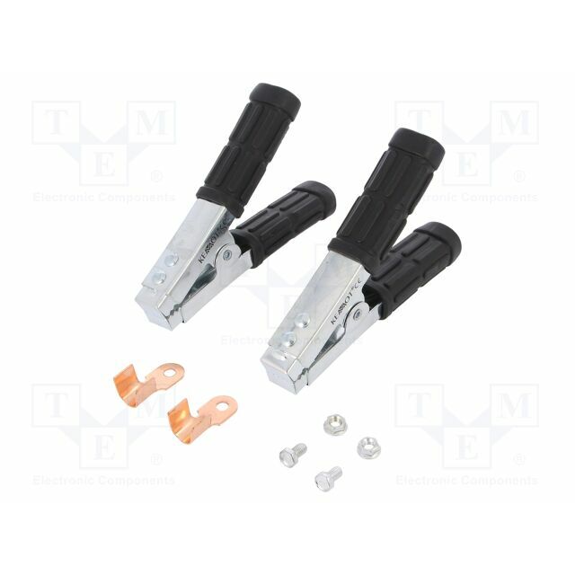 AXIOMET Crocodile clip; 600A; Grip capac: