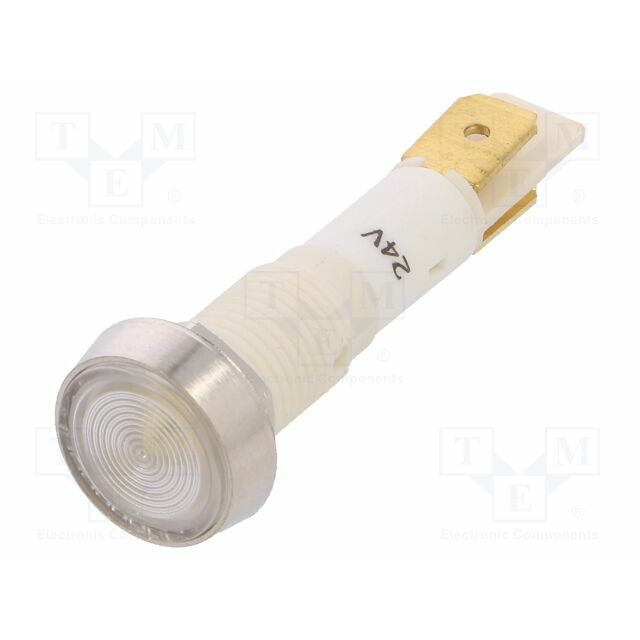 NINIGI Indicator: LED; flat; white; 24VDC