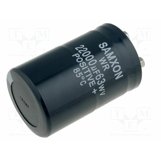 SAMXON Capacitor: electrolytic; 22000uF; 63VDC; Ø51x80mm