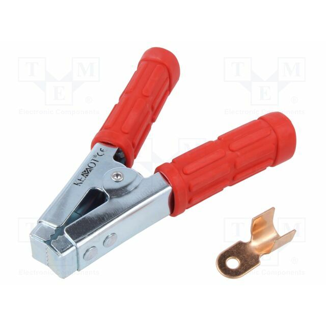 AXIOMET Crocodile clip; 600A; Grip capac: