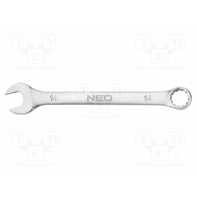 NEO TOOLS Wrench: combination spanner; double-sided