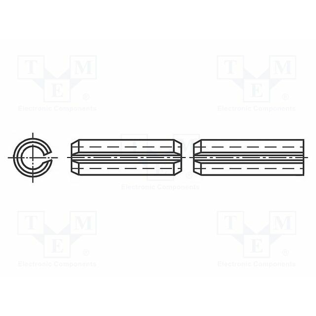 BOSSARD Springy stud; stainless steel; BN