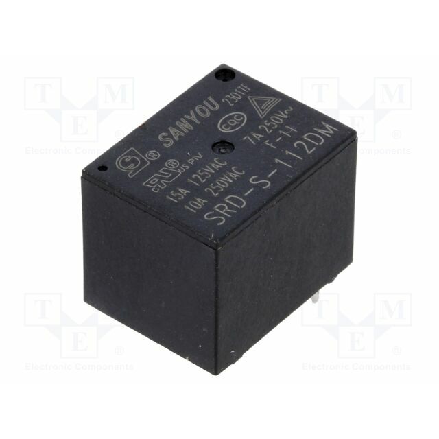 SANYOU Relay: electromagnetic; Ucoil: 12VDC; SPST-NO