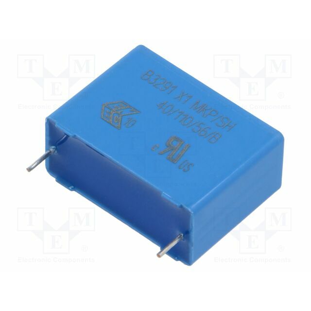 TDK Capacitor: polypropylene; X1; 1uF; 330VAC