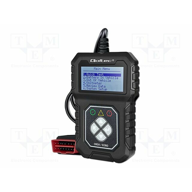 Meter: OBD diagnostic; LCD 2,4"