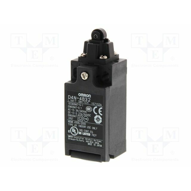 OMRON Limit switch; plastic roller; 10A