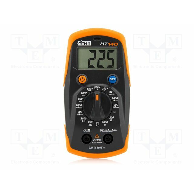HT INSTRUMENTS Digital multimeter; LCD; 3