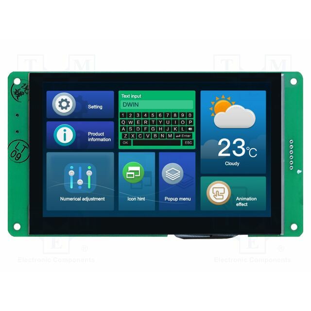 Dwin Technology Display: TFT; 5"; 800x480
