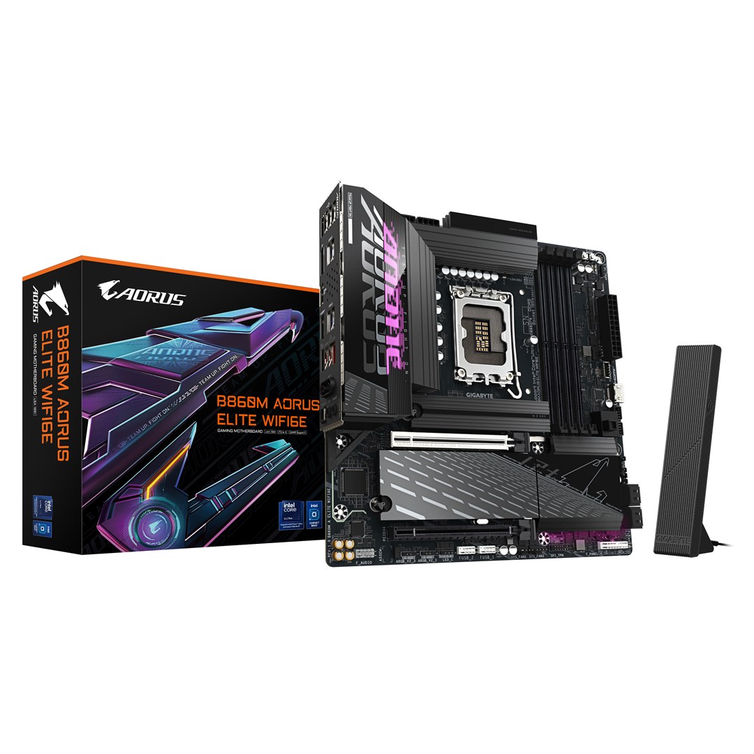 GIGABYTE B860M AORUS ELITE WIFI6E mātesplate