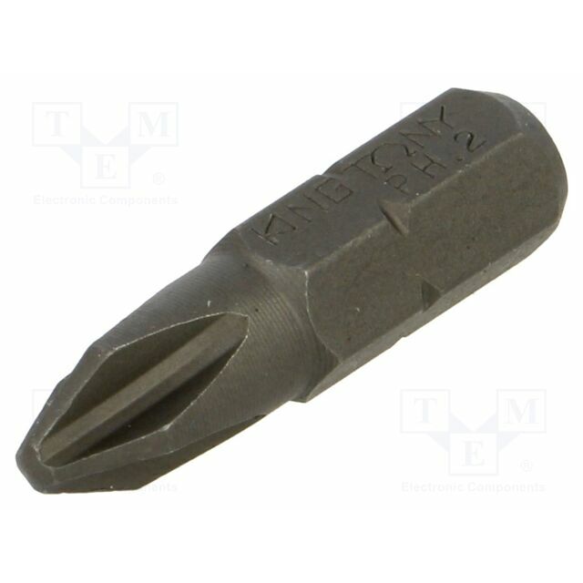 KING TONY Screwdriver bit; Phillips; PH2