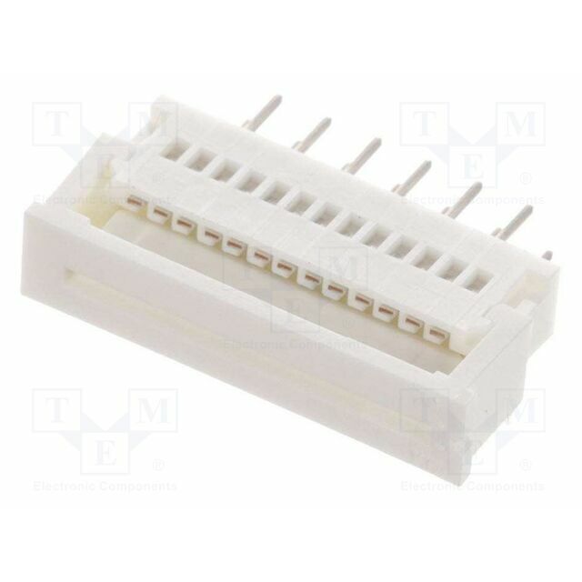 MOLEX Connector: FFC/FPC; tinned; THT; 200V