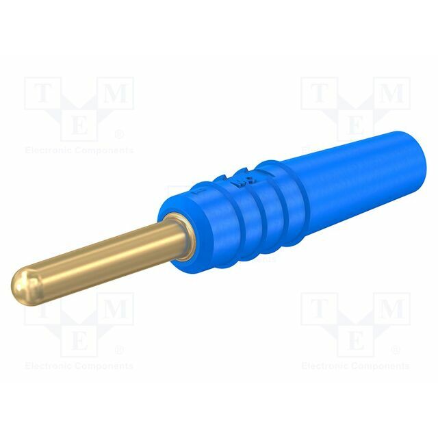 STAUBLI Laboratory connector: 2mm banana; plug