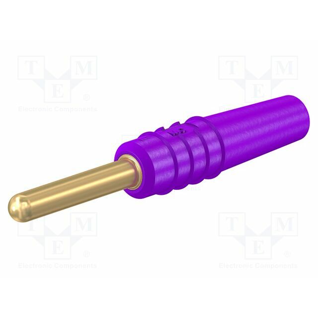 STAUBLI Laboratory connector: 2mm banana; plug