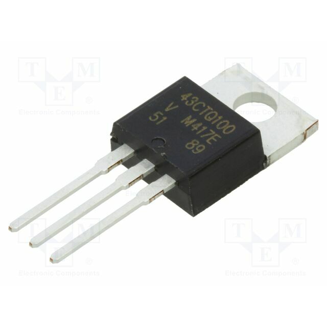 VISHAY Diode: Schottky rectifying; THT; 100V