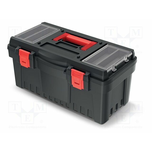 KISTENBERG Chest; tool case; black; polymer