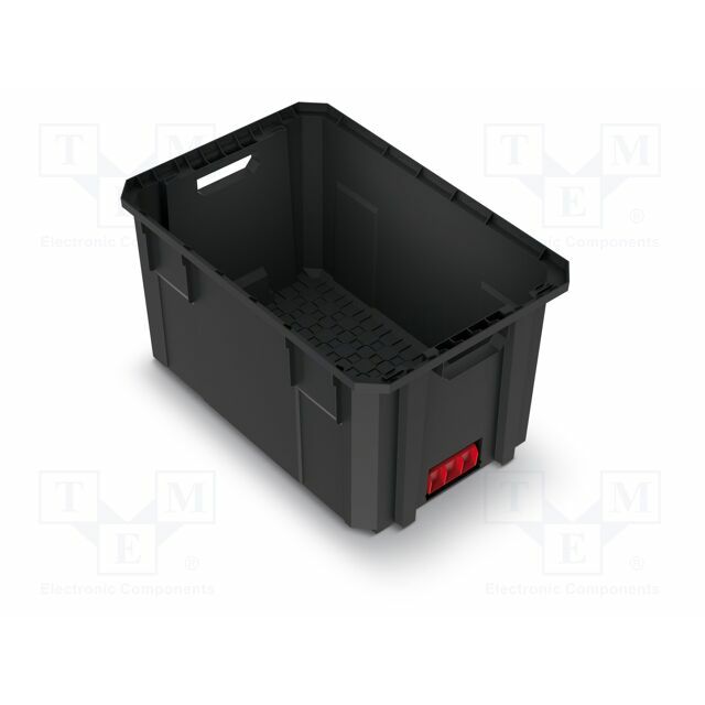 KISTENBERG Container: transportation; polymer; black; 544x362x300mm