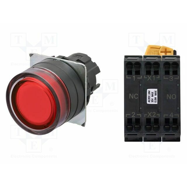 OMRON Switch: push-button; 22mm; Stabl.pos: