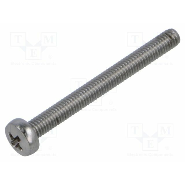 BOSSARD Screw; M3; M3x30; Head: cheese