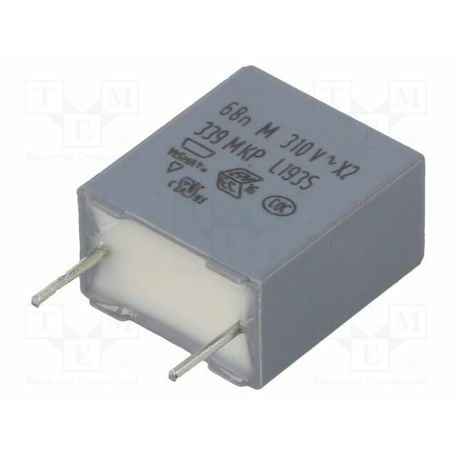 VISHAY Capacitor: polypropylene; X2; 68nF; 630VDC