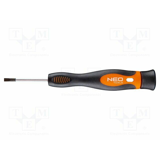 NEO TOOLS Screwdriver: precision; slot; SL