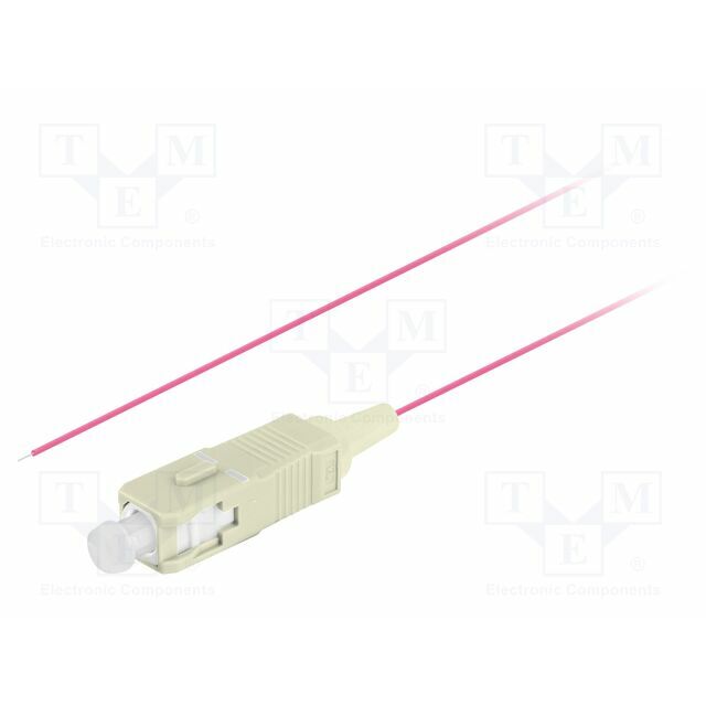 LANBERG Optic fiber pigtail; OM4; SC/UPC