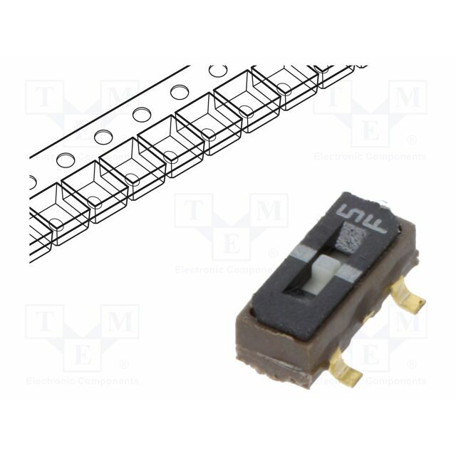 NIDEC COPAL ELECTRONICS Switch: slide; Pos: